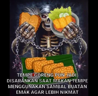 🥰 emoji Tempe goreng Telegram sticker 12 of 16