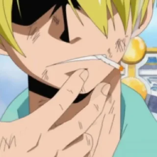 🚬 emoji Sanji — @stikeranimee @hitclousia Telegram sticker 15 of 30