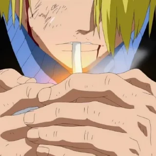 🚬 emoji Sanji — @stikeranimee @hitclousia Telegram sticker 13 of 30