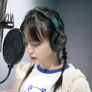 👀 emoji 'Cool With You' & 'ETA' Recording Behind🎤 @NWJNSSTICKER Telegram sticker 5 of 34