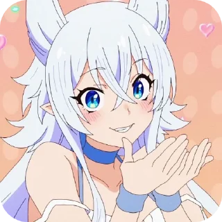 🤲 emoji Fenrys - [ @AniStickerz ] Telegram sticker 19 of 30