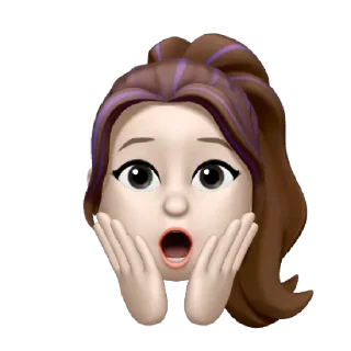 😱 emoji Memoji • Apple @AppleMemoji Telegram sticker 19 of 35