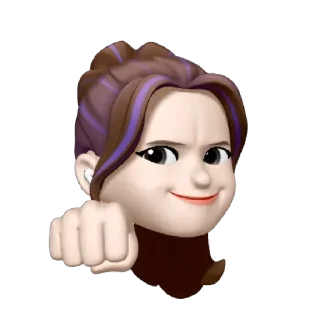 👊 emoji Memoji • Apple @AppleMemoji Telegram sticker 7 of 35