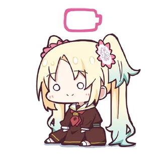 🔋 emoji Hasu No Sora Telegram sticker 5 of 69