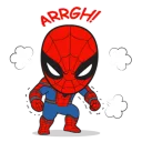 😤 emoji Spider-Man: Homecoming @stickerscar Telegram sticker 21 of 24