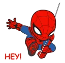 🙋 emoji Spider-Man: Homecoming @stickerscar Telegram sticker 11 of 24