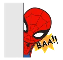 😶 emoji Spider-Man: Homecoming @stickerscar Telegram sticker 2 of 24