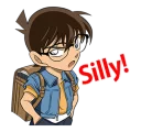 😒 emoji Detective Conan @stickerscar Telegram sticker 5 of 40
