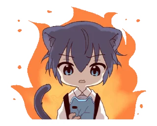 🔥 emoji 🎥Cute Little Boy // @LeninSticker Telegram sticker 9 of 24