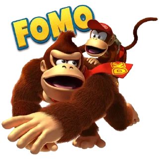 😇 emoji Donkey Kong Inu Telegram sticker 19 of 20