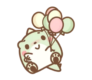 🎈 emoji Dino baew @noustiker Telegram sticker 5 of 41