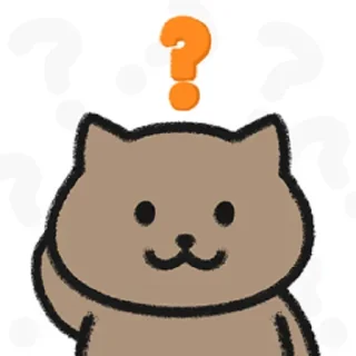 ❓ emoji 𝗍𝗎𝗍𝗎'𝗌 𝖲𝗍𝗂𝖼𝗄𝖾𝗋𝗌 Telegram sticker 9 of 20