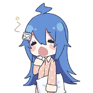 😴 emoji 住B站的2233娘 Telegram sticker 11 of 64