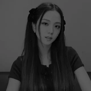💿 emoji Jisoo (Dark) Sticker by @Liams78 Telegram sticker 19 of 35