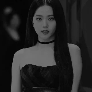 💿 emoji Jisoo (Dark) Sticker by @Liams78 Telegram sticker 20 of 35