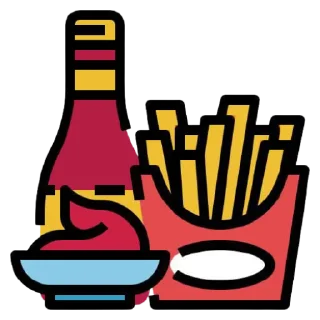 🍟 emoji ✧ :･ﾟ➽ ー@aestheticstikerpack 🐻 Telegram sticker 18 of 120