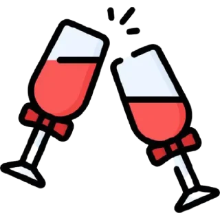 🥂 emoji ✧ :･ﾟ➽ ー@aestheticstikerpack 🐻 Telegram sticker 24 of 120