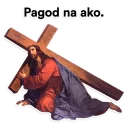 👼 emoji jesus hates u Telegram sticker 14 of 18