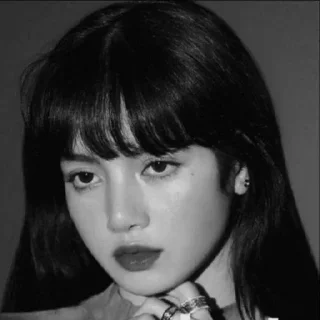 🖤 emoji Lisa (Dark) by @Liams78 Telegram sticker 20 of 30