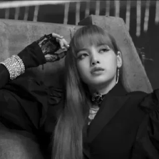 🖤 emoji Lisa (Dark) by @Liams78 Telegram sticker 17 of 30