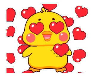 😍 emoji Chikka Little Duck || @xxyuji Telegram sticker 5 of 24