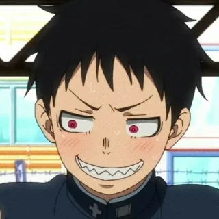 ⛓ emoji Shinra kusakabe  [ by: @starshinehelp ] Telegram sticker 23 of 31