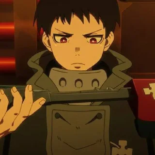 ⛓ emoji Shinra kusakabe  [ by: @starshinehelp ] Telegram sticker 8 of 31