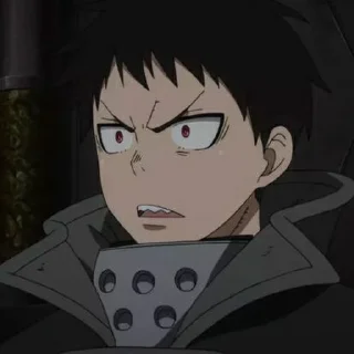 ⛓ emoji Shinra kusakabe  [ by: @starshinehelp ] Telegram sticker 6 of 31