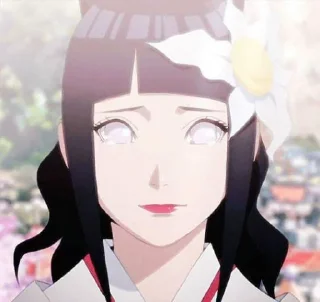 🤍 emoji Hyuga Hinata @Almisagre Telegram sticker 5 of 18
