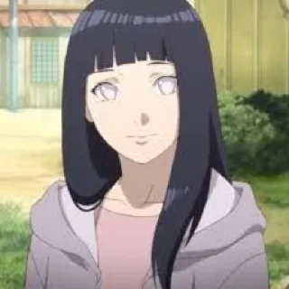 🤍 emoji Hyuga Hinata @Almisagre Telegram sticker 17 of 18