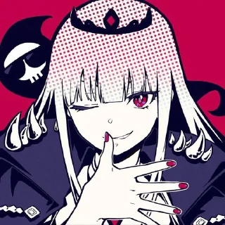 ⛓ emoji Mori Calliope🍷⛓ - @StickerAnimePack Telegram sticker 12 of 28