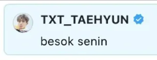 🤍 emoji begini tanggapan TXT Telegram sticker 14 of 34