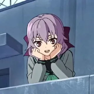 🍠 emoji shinoa hiragi @CrystalDazed Telegram sticker 15 of 65