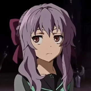🍠 emoji shinoa hiragi @CrystalDazed Telegram sticker 13 of 65