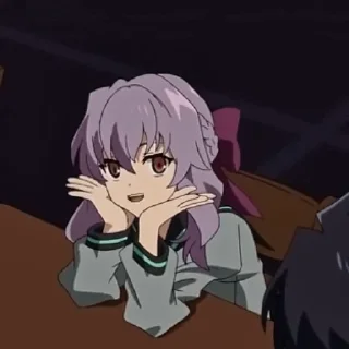 🍠 emoji shinoa hiragi @CrystalDazed Telegram sticker 5 of 65