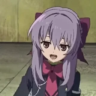 🍠 emoji shinoa hiragi @CrystalDazed Telegram sticker 22 of 65