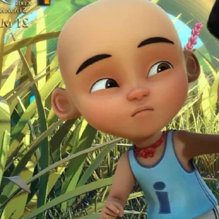 👥 emoji Upin Ipin 2 sungkem @foolssticker Telegram sticker 9 of 70