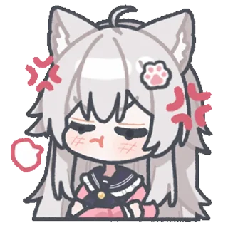 Sticker from 桃源猫猫 @zhaxia_cn