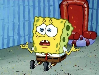 😫 emoji @Funny_Gang_Posts SpongeBobby Telegram sticker 17 of 43