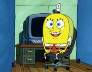 ☺️ emoji @Funny_Gang_Posts SpongeBobby Telegram sticker 21 of 43