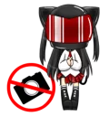 📵 emoji Ojounyan (Miss Little Meow) Telegram sticker 16 of 41