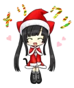 🎅 emoji Ojounyan (Miss Little Meow) Telegram sticker 17 of 41