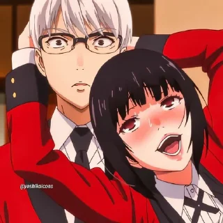 ⛓ emoji Kekegurui @animecuteth Telegram sticker 15 of 43