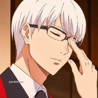 ⛓ emoji Kekegurui @animecuteth Telegram sticker 1 of 43