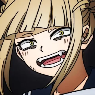 😄 emoji 🔥Himiko toga🔥 4 Ü 🐻BAM🐻 Telegram sticker 9 of 100