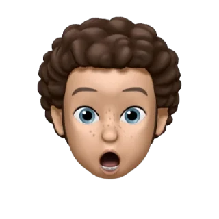 😛 emoji Curly Boy Telegram sticker 18 of 29