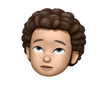 😜 emoji Curly Boy Telegram sticker 19 of 29