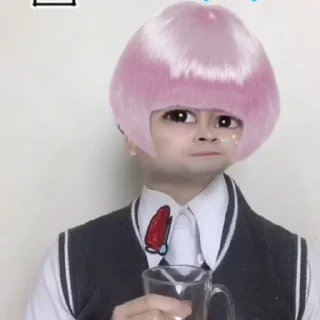 💦 emoji rambut pink by @stikerpocigembul Telegram sticker 20 of 47