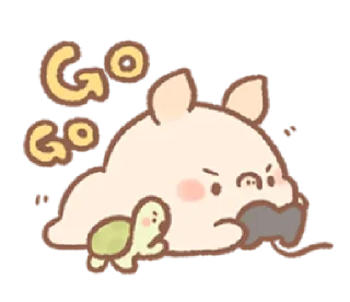 🕹 emoji Bread Tree's Piggy | @cutestickers4you Telegram sticker 21 of 40