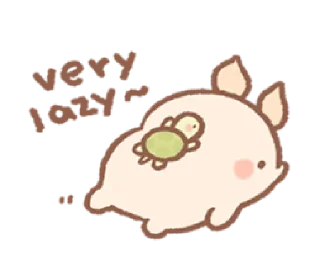 😴 emoji Bread Tree's Piggy | @cutestickers4you Telegram sticker 16 of 40